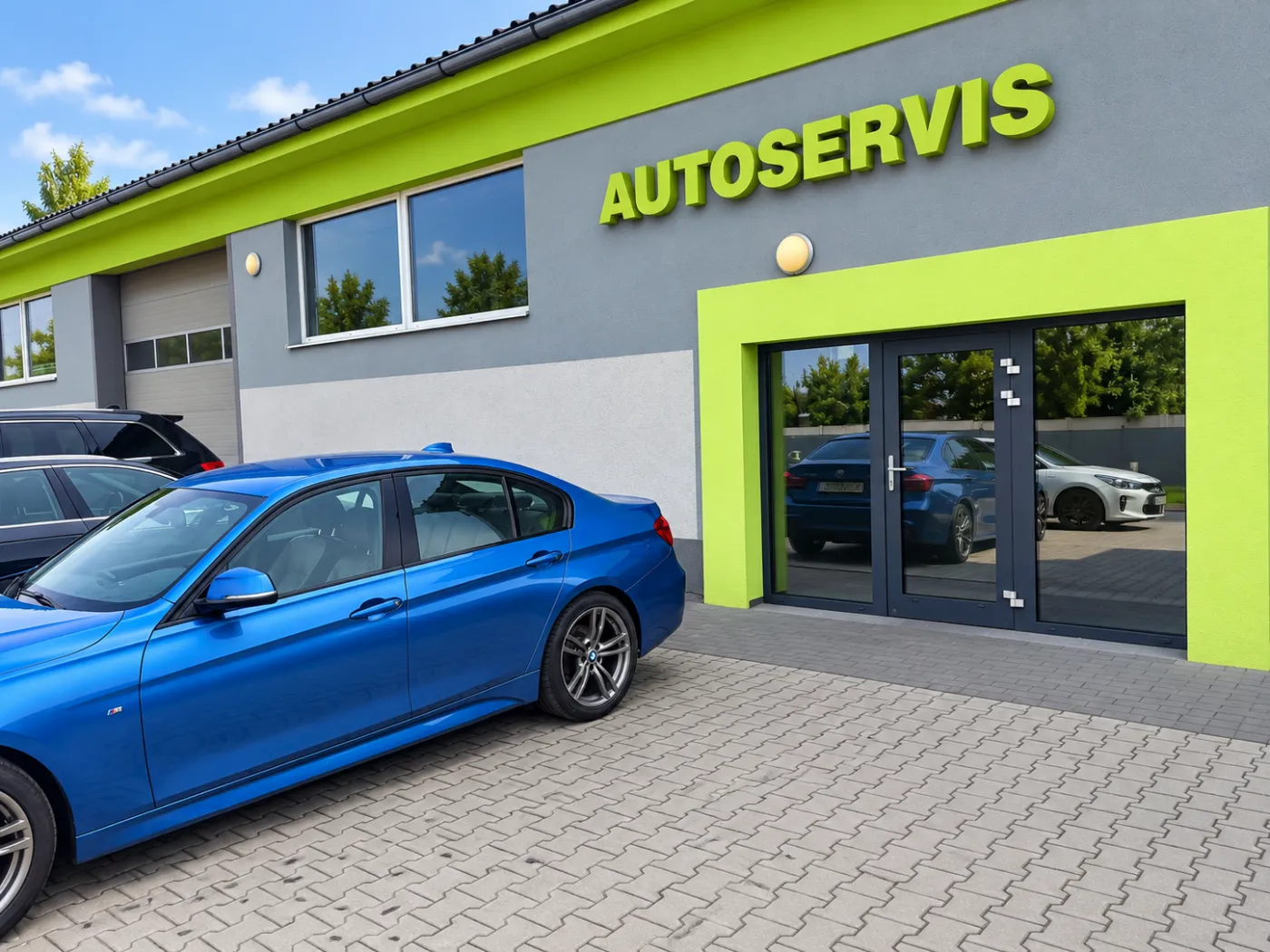 Budova autoservisu AUTOMOTORS-JS v Hliníku nad Váhom